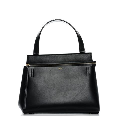 celine palmelato calfskin medium edge black